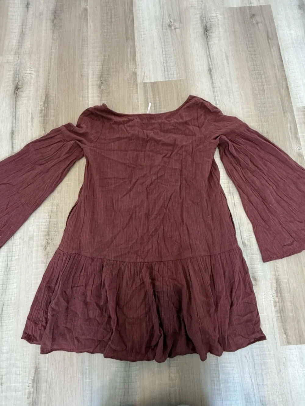 Free People Kyleigh Mini Dress in Clay Size Small